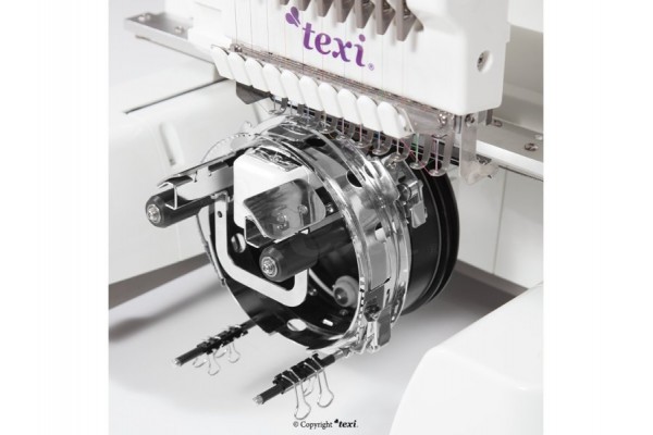 TEXI IRIS 12 SET – 12-голкова одноголовкова вишивальна машина з комплектом для кепок