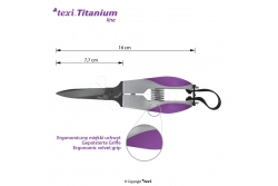 Ножиці для оббивки TEXI TITANIUM Ti613 CRAFT, 16 см, титанове покриття